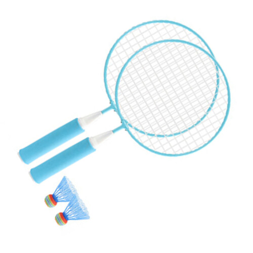 Badminton Racket Set Replacement Badminton Equipment Oversized Net Surface Steel Frame Rackets Soft Wrapped Handle Tight Stringing Lightweight Rackets 2