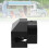 RV Awning Hardware End Plug Black Solid Aluminum Sunchaser II Replacement Part 16