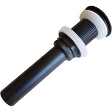 Bonde de lavabo universelle, bouchon de vidange à clapet avec double joint en silicone pour une étanchéité parfaite, construction entièrement