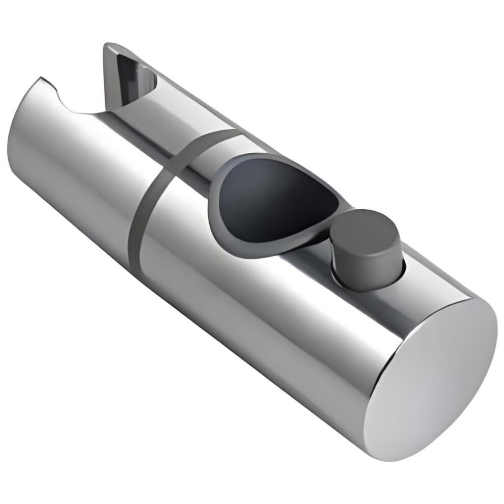 Bathroom Replacement Slide Bar Slider Clamp, Abs Construction With Surface Electroplating Treatment For Easy Installation And Universal Compatibility 9340959449118