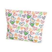Stijlvolle corduroy make-up tas Mode make-up tas Casual-Liefde