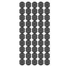 Versatile 50pcs Plastic Gasket Stakes for Securing Outdoor Projects
