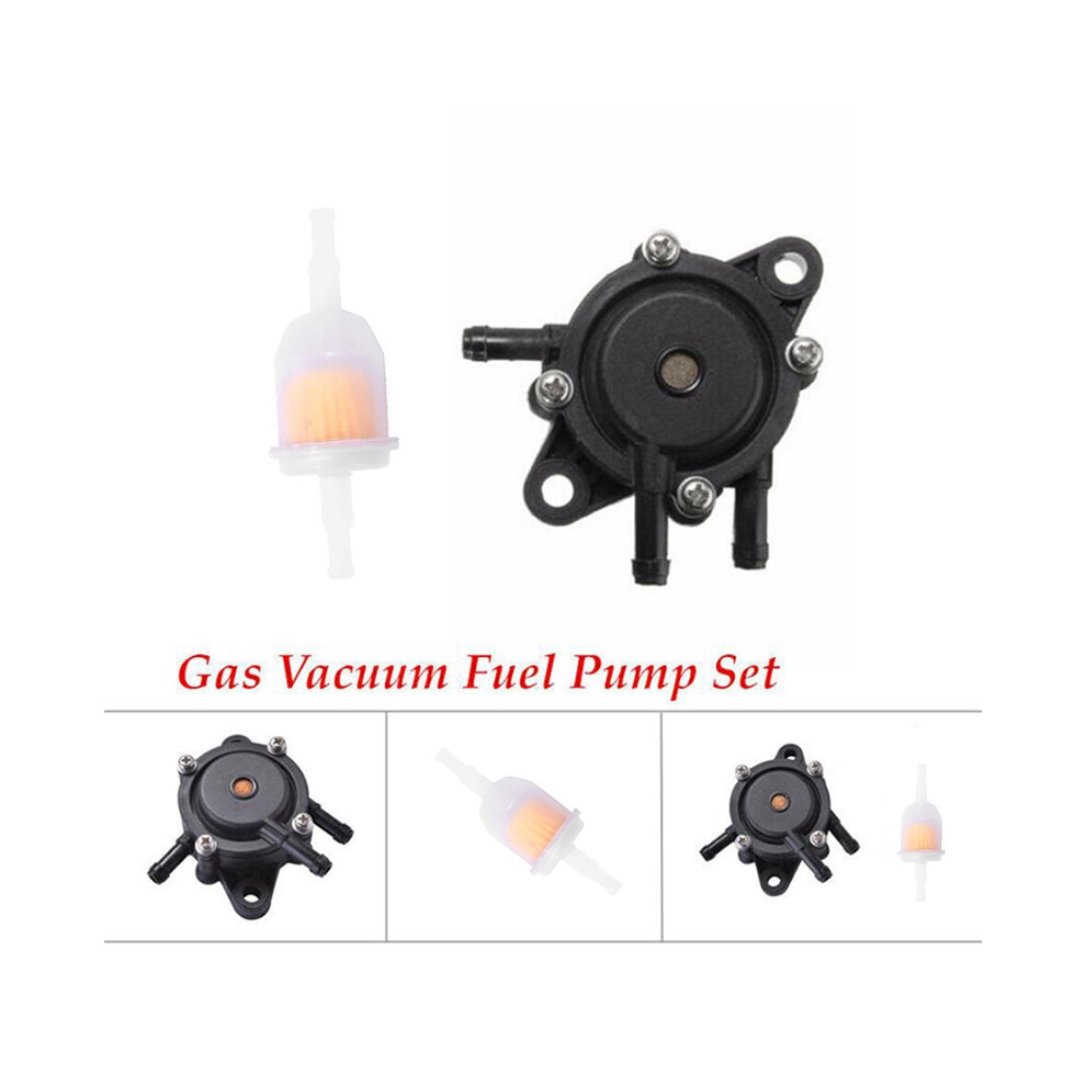 Fuel Pump For 17Hp-25 Small Engine Lawn Mower Tractor, Gas Vacuum Fuel Pump With Fuel Filter For Briggs & Stratton 6033929930732