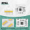 4Pcs AS5600 Magnetic Encoder Magnetic Induction Angle Measurement Sensor Module 12Bit High Precision 3