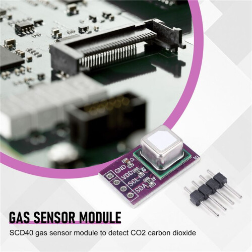 SCD40 Gas Sensor Module Detects CO2 Carbon Dioxide Temperature and Humidity 2 in 1 Sensor 1