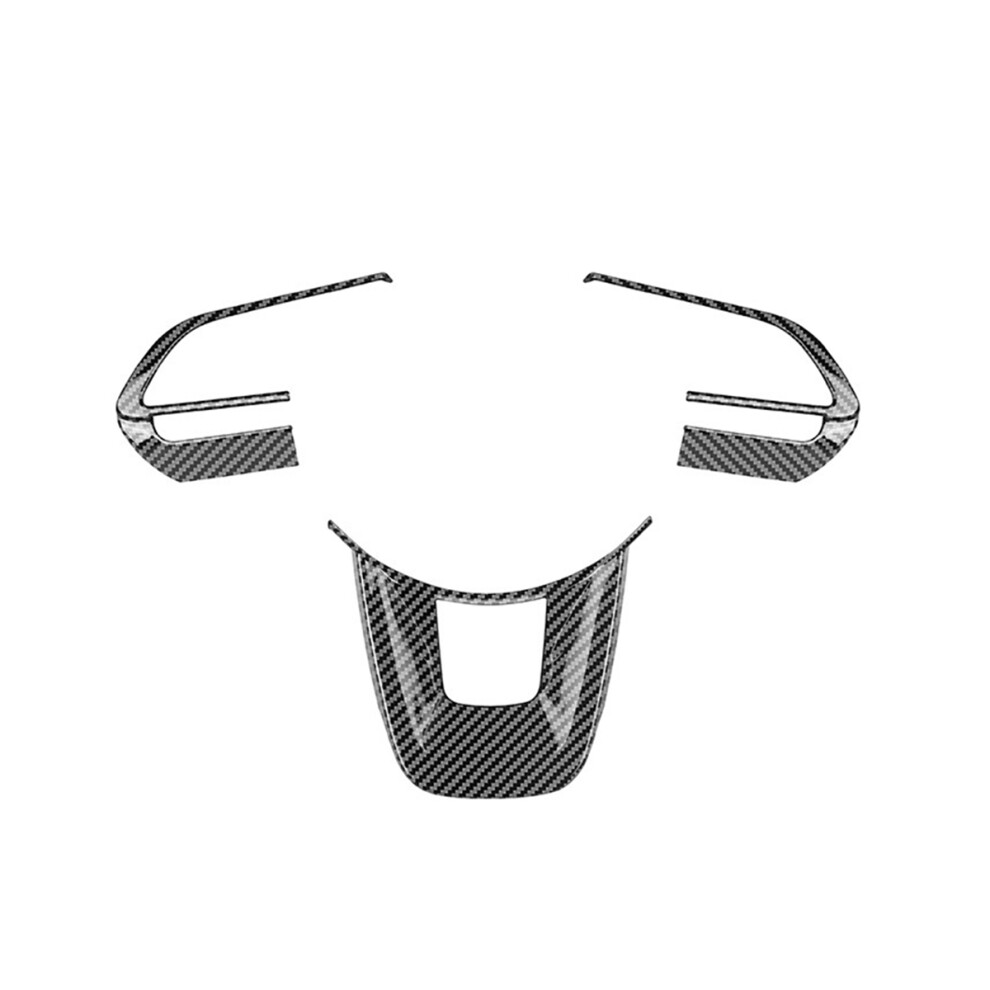 3Pcs/Set Carbon Fiber Car Steering Wheel Decoration Cover Trim Sticker For Raize 200 Series 210A 2021 Veloz 2022 6033629315297