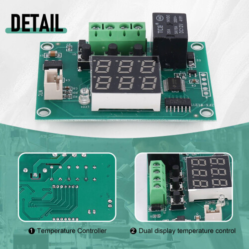 DC12V XH-W1219 High Quality NTC Sensor  Regulator Sensor Module Temperature Controller Thermostat 2