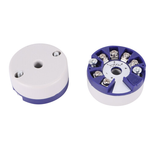 Programmable Thermocouple RTD PT100 to 4-20MA Converter TC RTD Input 4-20MA Output -Mounted Temperature Transmitter 2