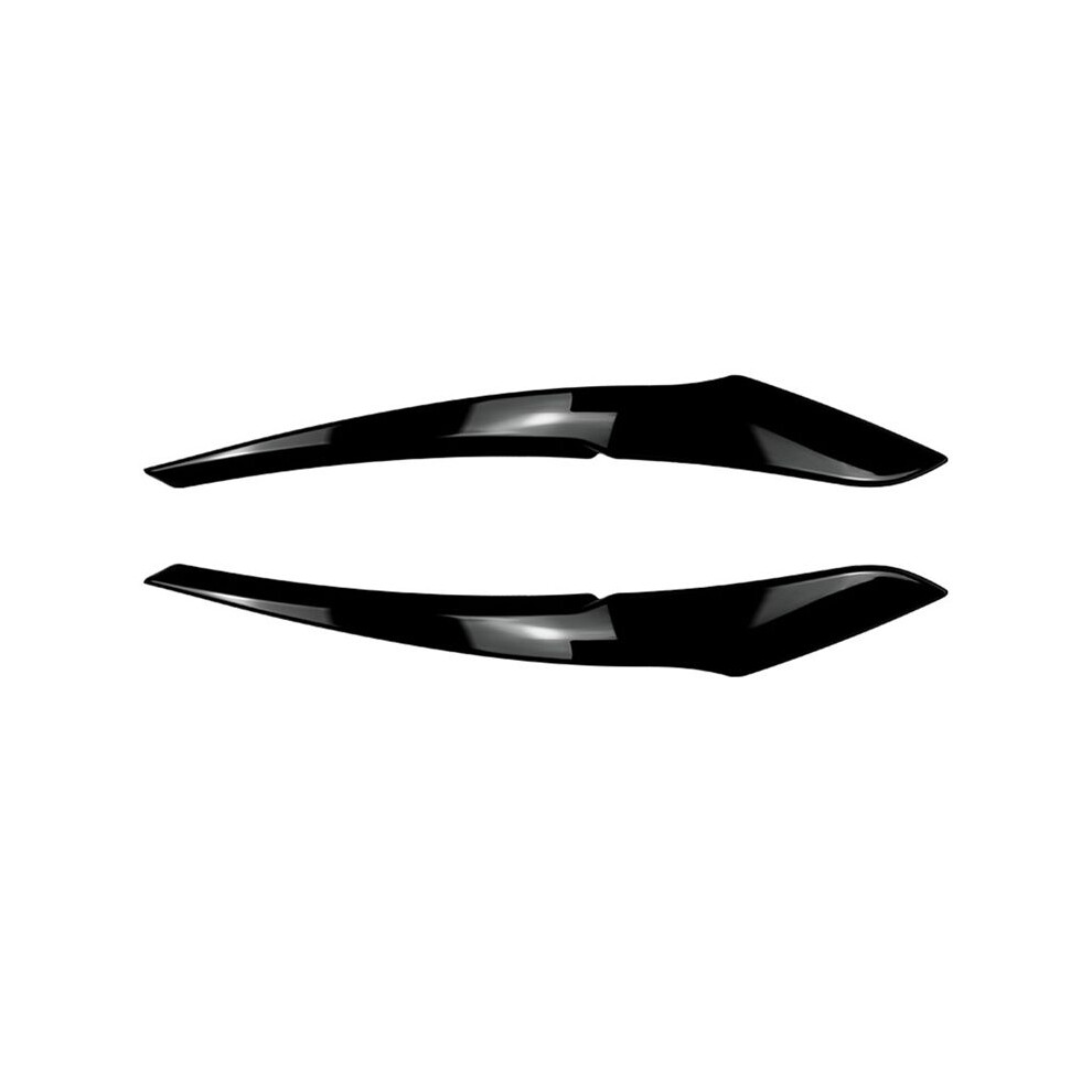 Car Head Eyebrow Eyelids Stickers Trim Cover For 1 Series F20 F21 Lamp Eyelid 2011-2014(Black) Light/Black 4712230448175