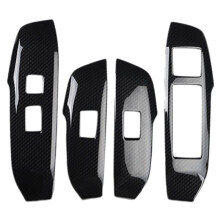 4 Pezzi Pannello Interruttori Finestrino Auto Regolazione Copertura Rivestimento Adesivi Finestra Decorazione Pulsanti per NX 300H 200T LHD B