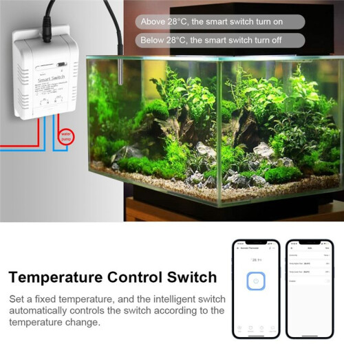 Tuya   Temperatursensor  Thermostat Eingebauter Leistungsmonitor für Alexa  Assistant 1