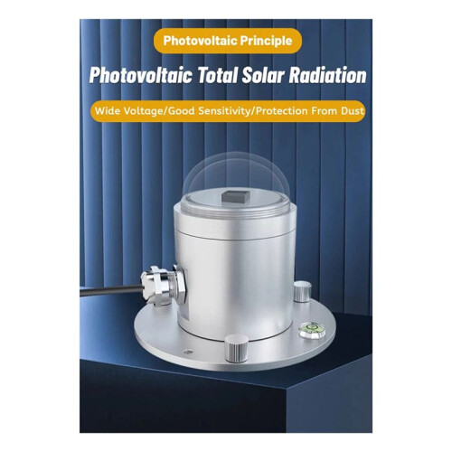 Total Solar Radiation Sensor Transmitter Illuminometer Reflection Radiometer Detector Outdoor RS485 Output 2