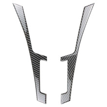 Car Center Console Panel Båda Sidoramarna Trim Cover Sticker F Style Bezel Strip för Q50 Q60 2014-2019