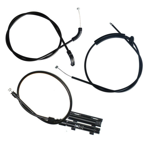 3PCS Engine Hood Release Cable Bowden Cable Kit for  E65 E66 7Er 51237197474