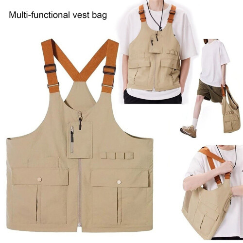 Verstellbare Umhängetasche, Utility-Westentasche,-XL 2