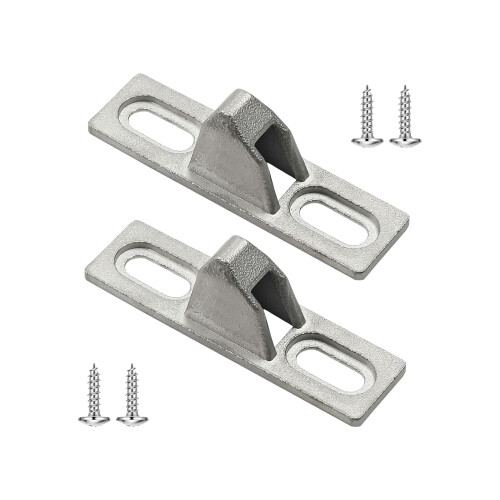 2 Stück Schiebetür-Sicherheitsriegel für Brüche, robuste-Silber