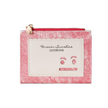 Damen-Geldbörse, Jean-Taschen-Geldbörse, Jeans-Geldbörse,-Rosa
