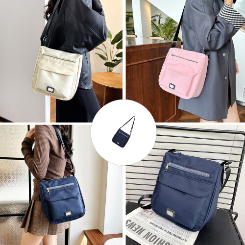 Contemporary Solid Shoulder Bag For Women Roomy Interior-OW 1
