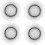 Κεφαλές βουρτσίσματος για ευαίσθητες περιοχές, συσκευασία 4 τεμαχίων, συμβατές με 1