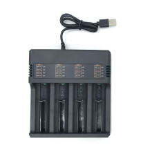 4 Slots  18650 Charger Lithium Battery Charger Universal Battery USB Charger  Charger for Rechargeable Battery