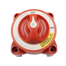 5511E Dual Circuit Battery Rotary Isolators Disconnect 12V-32V 350 Amp E-Series for Car Truck Ship Speedboat