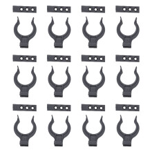 12Pcs Kitchen Baseboards Fasteners Plastic Clip Skirting Clamp