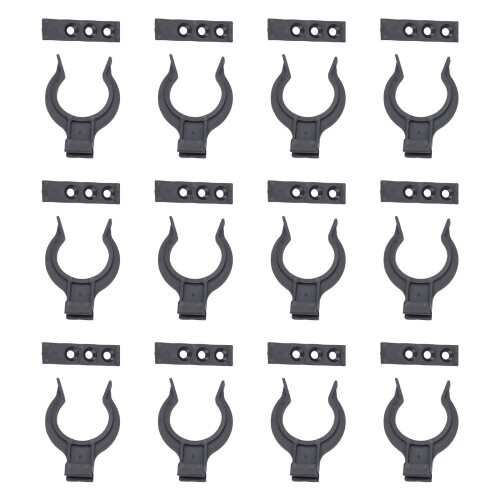 12Pcs Cabinet Plinths Fixing Clip Plastic Holder Kitchen
