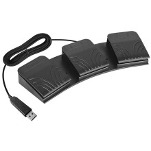 USB-FußPedal PC Dreifach-FußSchalter Tastaturpedal Kundenspezifische Kombinationstaste PC-Spiel-FußPedal für PC-Laptop-Tastatur