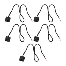 5Pcs Momentary Momentary Push Button Off 12V 24V Surface Mount Button
