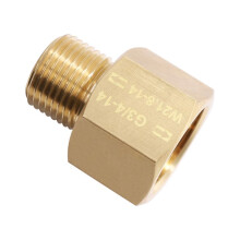 CO2 Soda Cylinder Stream Thread Converts Adapter Match Quooker Tank Female G3/4 to Male W21.8