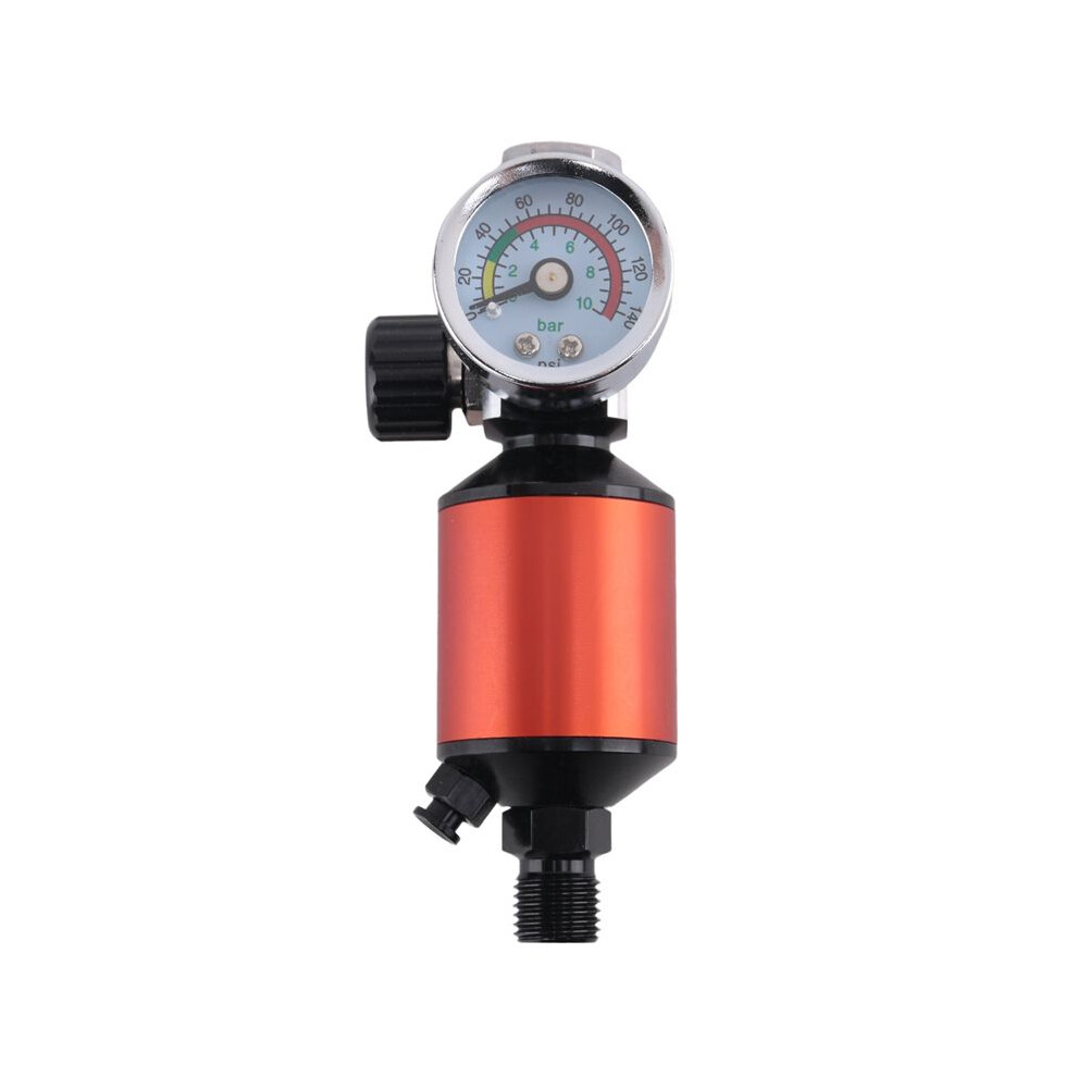 Air Compressor Regulator Oil Moisture Separator Clean, 1/4Inch Npt Inlet And Outlet Air Pressure Regulator,For Air Tools 6032019346880
