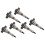 6PCS 2418445992 2445-992 Elementos de Bomba  Barriles y Émbolos 1