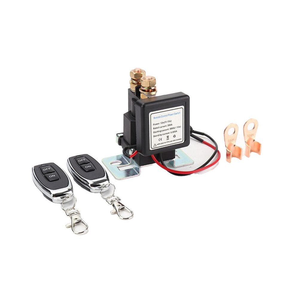 Battery Relay 12V 500A Remote Control Power Quick Disconnect Cut Off Isolator Anti-Theft 6032208353231