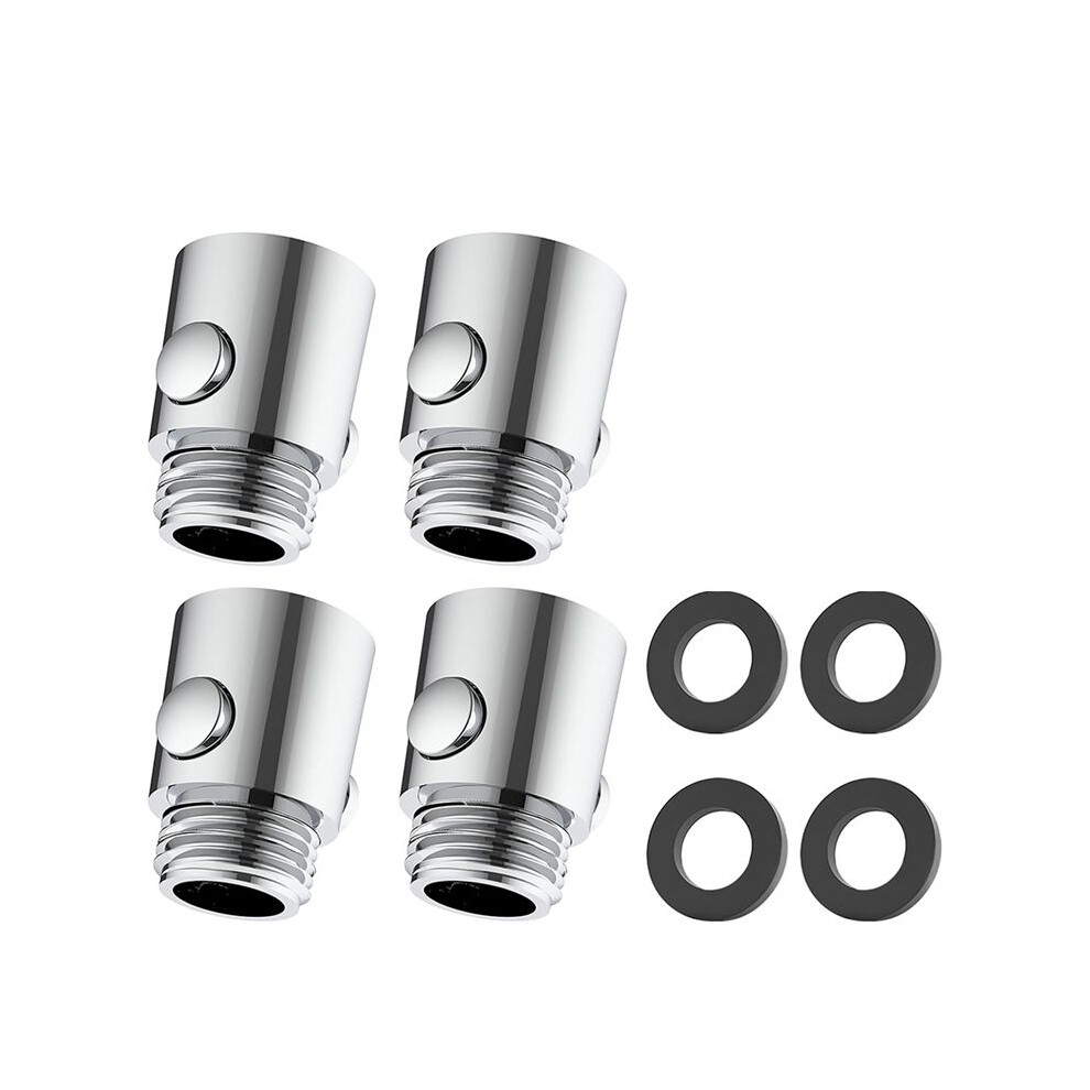 4 Pieces Shut-Off Valve, Flow Limiter Shower, G1/2 Flow Limiter, Shut-Off Valve For Bathroom And Shower 4713943020955
