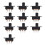 10 Pcs SS22F25-G7 2 Position DPDT 2P2T Panel Mount  Slide  Solder Lug 1