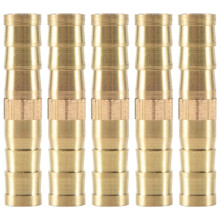 5pcs 6mm Inner Dia Air Gas Straight Hose Pipe Barb Coupler Connector