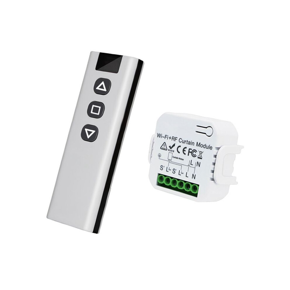 Tuya Wifi Curtain App Timing Motor Controller Rf 433 Mhz Remote Control Electric Roller Blind 6031539888917