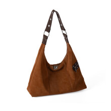 Slouchy Hobos-Taschen aus Wildlederimitat für Damen,-braun