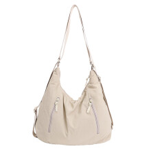 Geräumige Innenrucksack-Nylon-Umhängetasche, die die-Beige