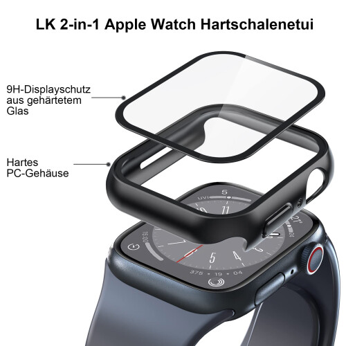 Εξαιρετικά λεπτή θήκη αφής για Apple Watch Series9, ανθεκτική στις γρατσουνιές και τους 1