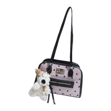 Moderner Damenrucksack mit abnehmbarem Anhänger. Praktische-Rosa