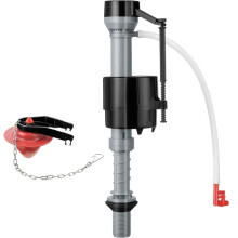 Ersatzset für Toilettenschwimmer, Universelles Ersatzset für Toilettenspüler und 2-Zoll-Toilettenschwimmer-Ersatz, 1 Set