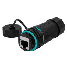 RJ45 Network Straight IP68 Waterproof Cat5/Cat6 Network Cable Connector Outdoor Dustproof Rj45 Wire Joint Plug