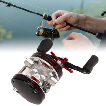 All Metal Baitcasting Reel for River Lake, Right Hand, Durable Metal Drum