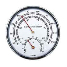 Hygrometer Digital WiFi Thermometer With Probes Indoor/Outdoor Humidity Clock WallMount Sauna And Greenhouse