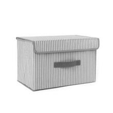 Toy Storage Organizer For Living Room, Nursery, Playroom, Extra Large Toy Chest With Dustproof & Foldable Design, Portable Handle, Space-Saving Storag
