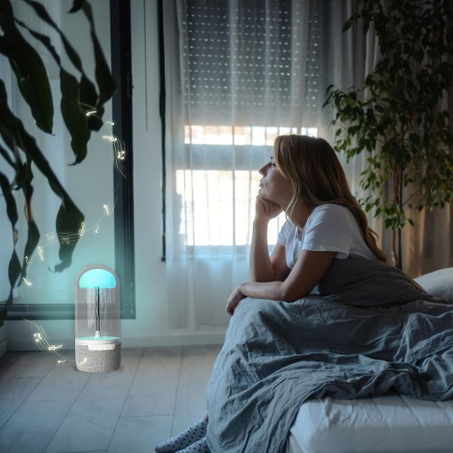 Λάμπα Μέδουσας Ηχείο Bluetooth Λάμπα Μέδουσας Ενυδρείου 9 LED με Αλλαγή Χρωμάτων Στερ 1