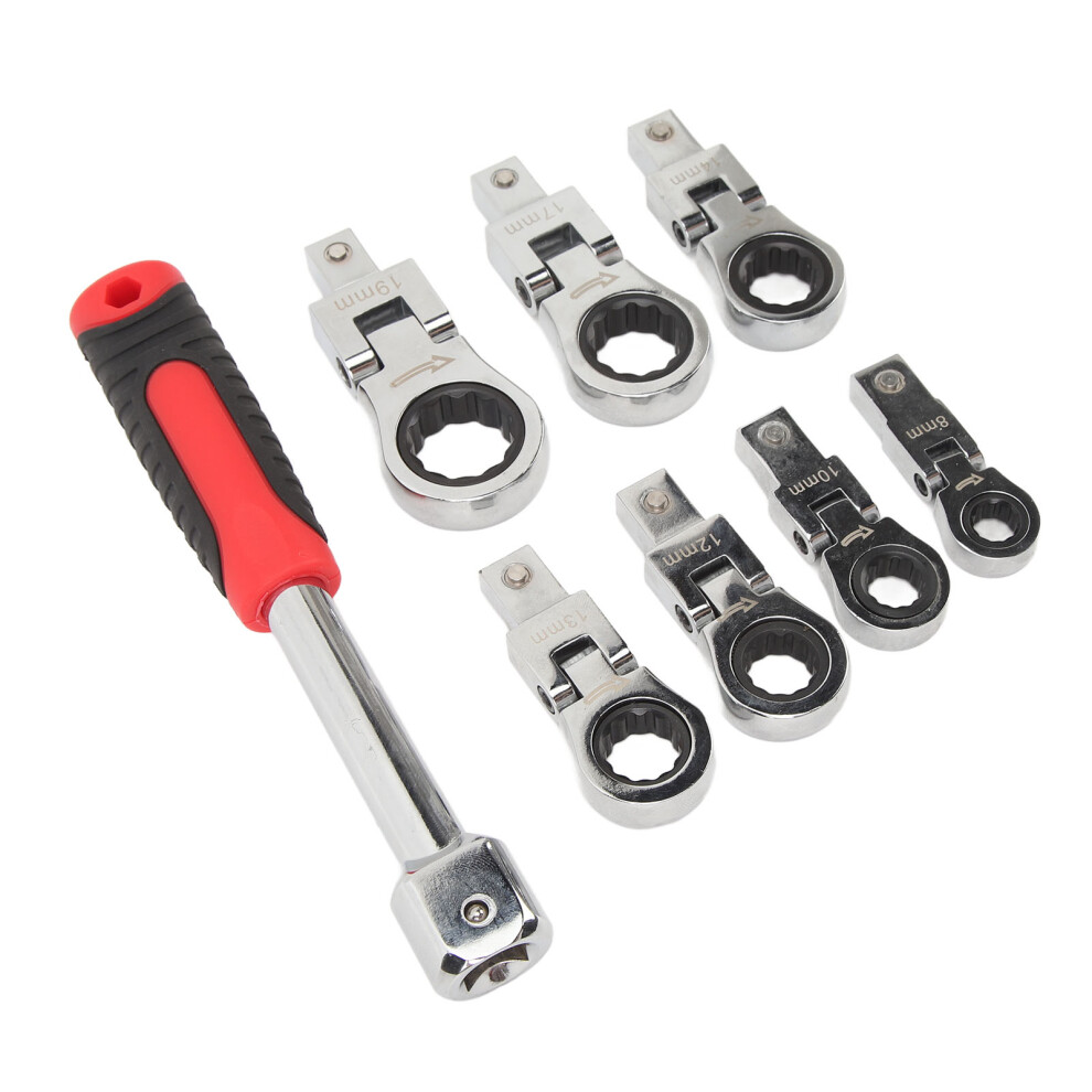 8-Teiliger Flexibler Ratschenschlã¼Ssel Mit 7 7592057157033