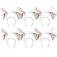 6Ud Vinchas De Plástico Coloridas Para Disfraces Y Eventos Festivos