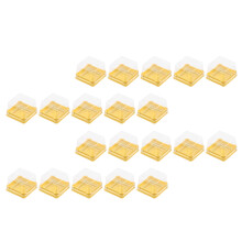 150Pièces Boîtes Pet Dorées Pour Rangement De Desserts